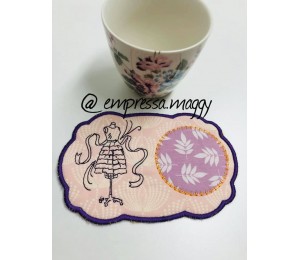 Stickserie ITH - Mug Rugs Decorative Sewing